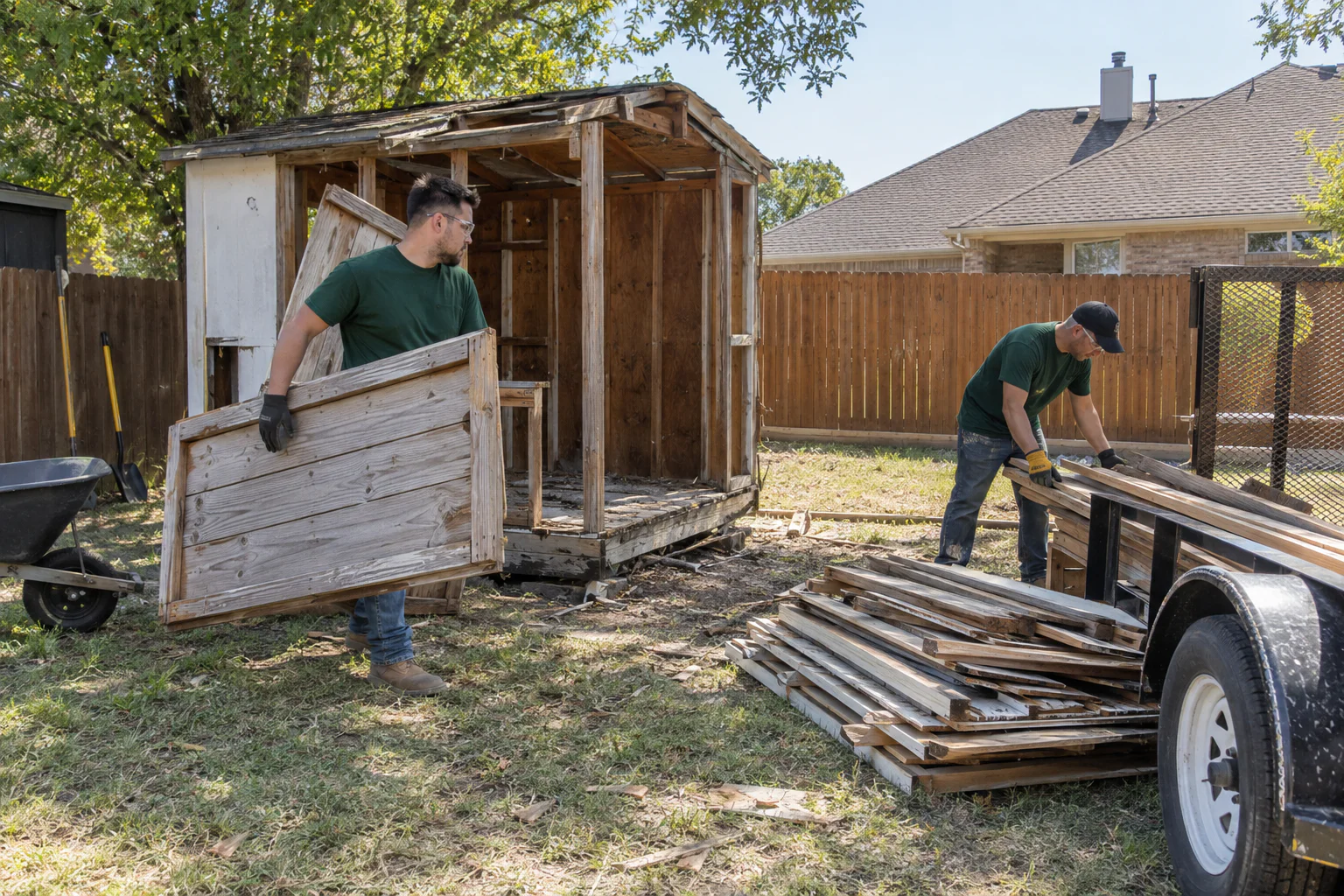 Light Demolition & Shed Removal service